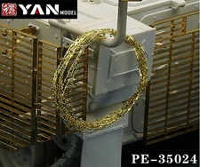 1/35 Photo-etched Sheet Barbed Wire Barricades for Military Sand Table Model