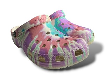 CROCS Classic Slip-on Tie Dye Multicolor Size 12  *Universal item* Graphic Clogs $_12.JPG?set_id=880000500F main image 3