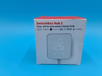 Switchbot Hub 2 (2nd Gen), Work as a Wifi Thermometer Hygrometer, IR Remote Cont