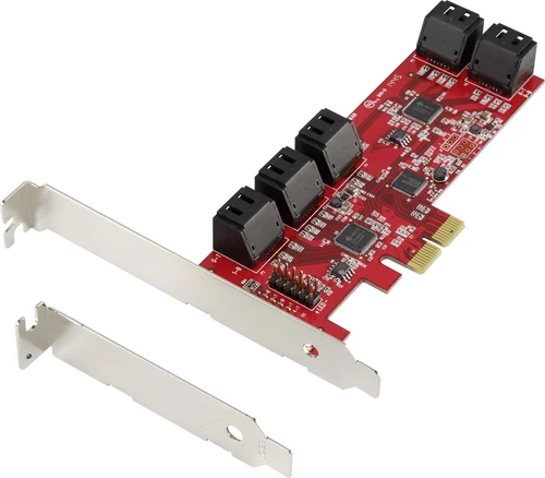 Renkforce RF-2748532 10 Port SATA Controller PCIe x4 Passend fr (SSD): SATA SSD 