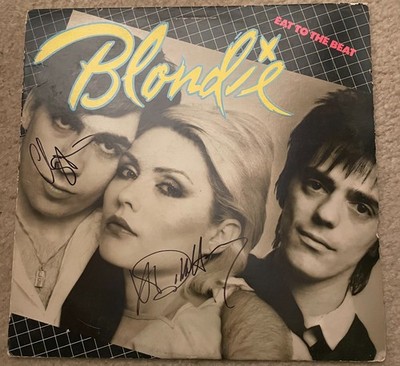 Vintage Blondie Eat To The Beat Signed Vinyl Album/LP/Debbie Harry