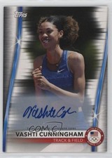 2021 US Olympic & Paralympic Team and Hopefuls 85/200 Vashti Cunningham Auto j2l
