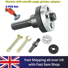 5Pcs/set Electric Drill Variable Angle Grinder Connecting Rod Converter ToolNEW
