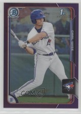 2015 Bowman Draft Chrome Purple Refractor 128/250 Carl Wise #139 g6p