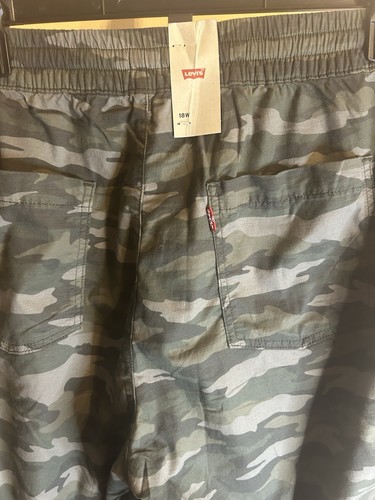 Levi's Hose Damen Plus 18W Jogginghose leichter Gummibund Camouflage Pull On - Bild 10 von 18