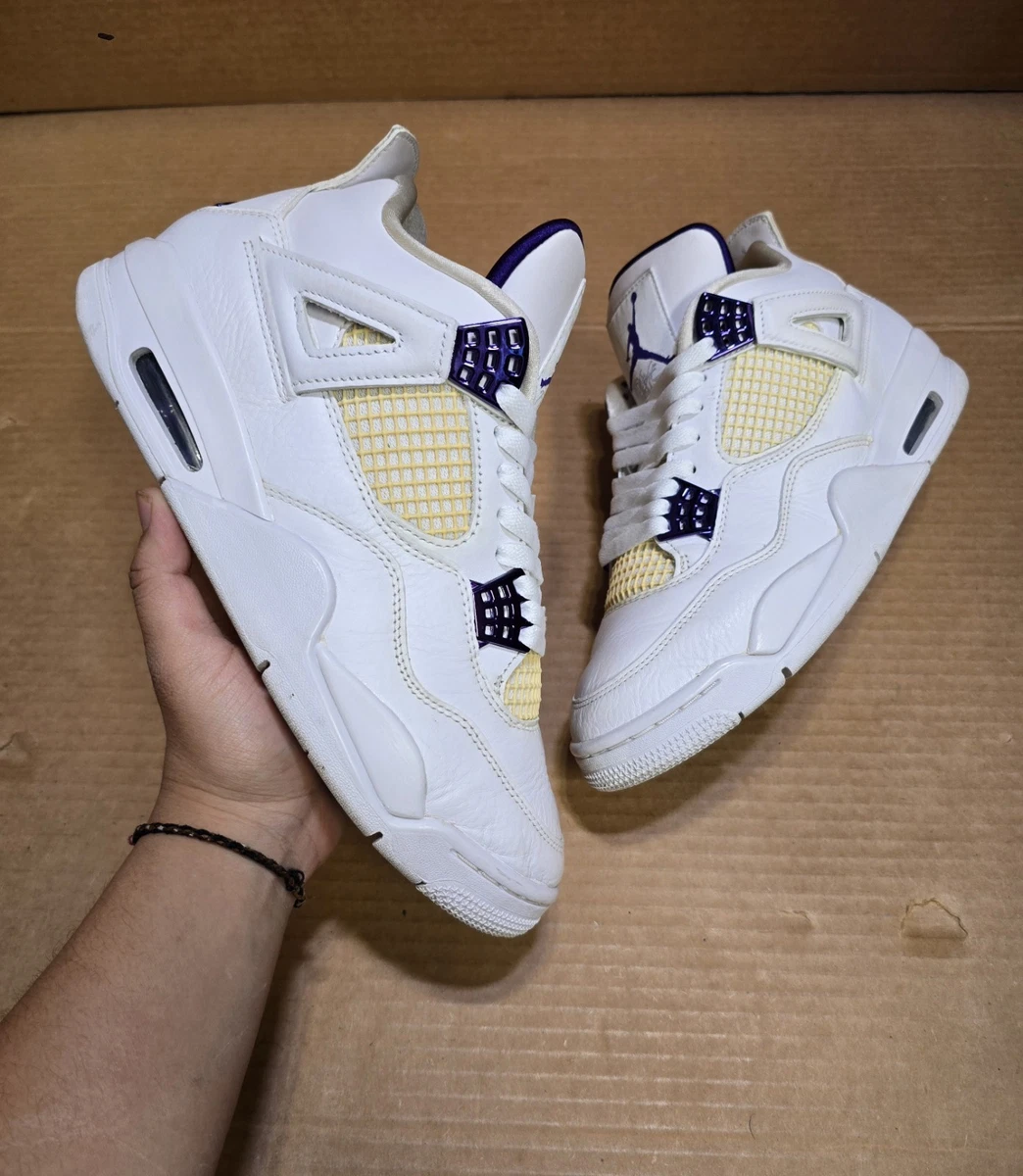 Jordan 4 Retro Mid Purple Metallic for Sale | Authenticity  display picture 3