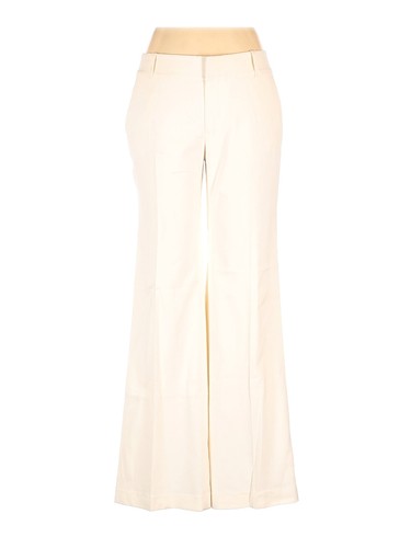 Banana Republic Women Ivory Silk Pants 10