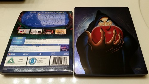 Disney's Snow White and the Seven Dwarfs Embossed STEELBOOK + GIFT (Blu-ray, UK) - Picture 5 of 12