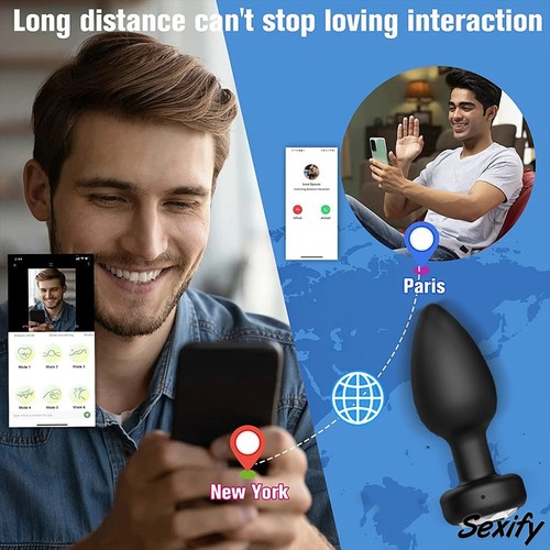 Vibrating Anal Vibrator Butt Plug Dildo Remote Control Prostate Massager Sex Toy - Picture 19 of 24