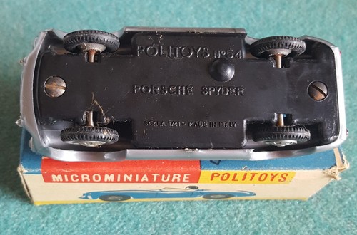 politoys porsche spyder nr. 54 - 1961 - Foto 5 di 5