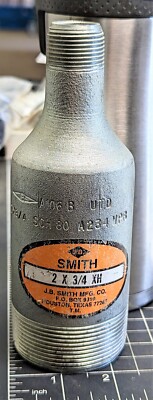 2'' x 3/4'' x 6-1/2'' Steel Concentric Extra Heavy Swage Nipple Sch.80 [B2BB]