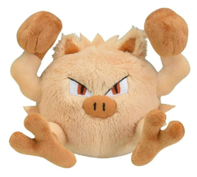Pokemon Center Fit Plush Doll - Mankey 6½in Fight Monkey Pig Ape Kanto 56 Go JP