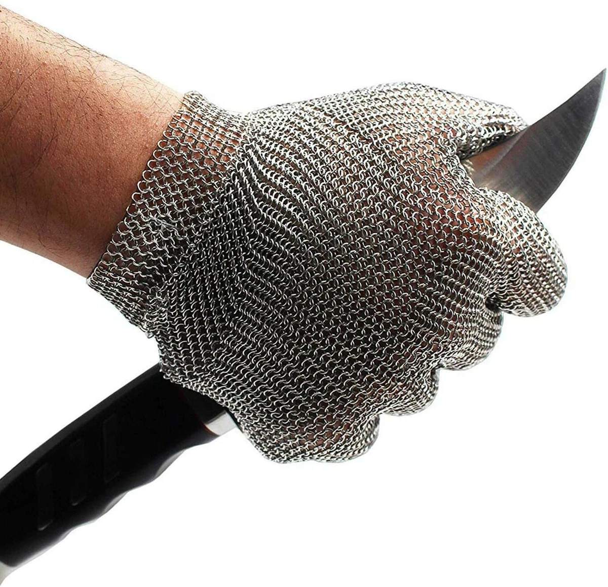 Schwer Highest Level Cut Resistant Stainless Steel Mesh Chainmail Glove (XS)