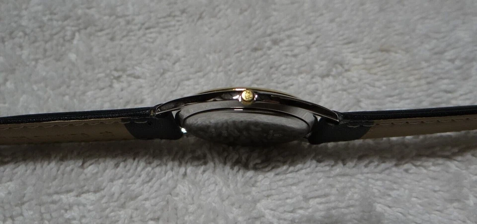 Wristwatch, Men's, Michel Herbelin, Stainless, Leather, Swiss 7 Jewel, France - Image 2 of 4