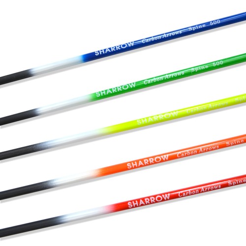 30" Carbon Arrows SP500 Archery Compound Recurve Bow Hunting Practice Shooting - Picture 7 of 29