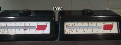 Studio Lichtzeiger Aussteuerungs-Anzeige Siemens-Maihak J45b, gebraucht, vintage