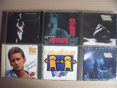 6 x Rainhard Fendrich - Brüder + Voller Mond + Das Konzert + Das Beste von...