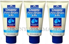 CREAMY Petroleum Jelly w/ Vit E, 4.5oz Personal Care ( 3 pack ) __