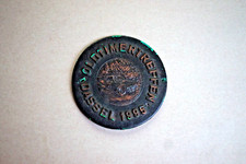 Plakette: Oldtimer-Treffen Dassel 1995, 10cm Durchmesser.