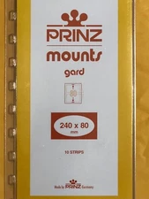 PRINZ STAMP MOUNTS 240/80  ***WE ARE A VETERAN SUPPORTIVE BUSINESS***