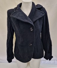 Ladies Artigiano Wool Cashmere Short Coat Size Uk 14. /503