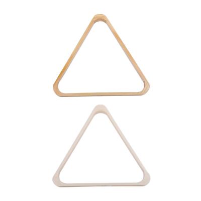 Triangle En Bois Pour Billard Américain – 8 Billes, 57,2 Mm, Marron, Pour Table Familiale