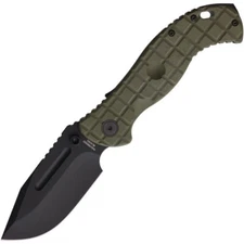 Halfbreed Blades Large Bush Folding Knife 4.13" CPM-3V Steel Blade G10 Handle