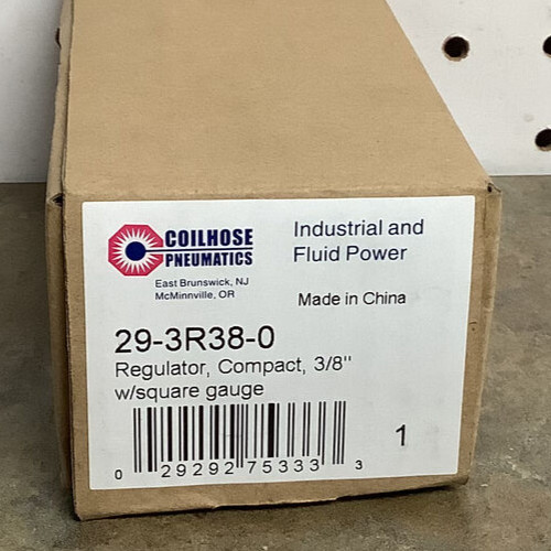29-3R38-0 Coilhose 29 Series 3/8 in Compact Regulator (D-A-3)