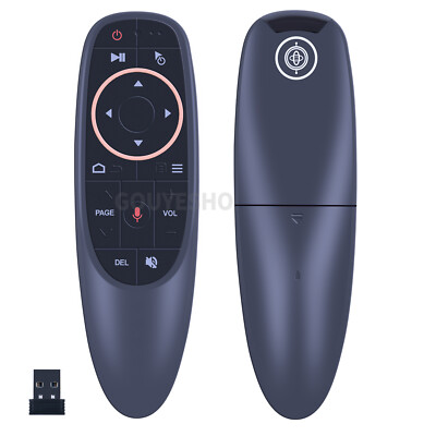 Voice Remote Control USB Air Mouse 2.4G Gyroscope For TV Box Laptop Projector
