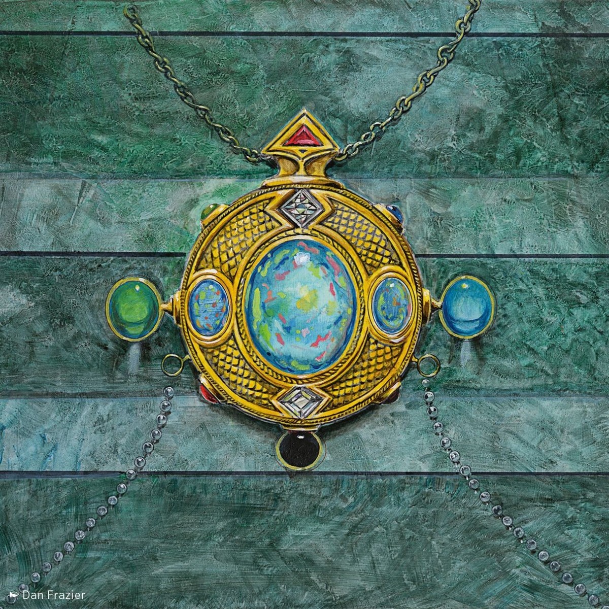 👑 Secret Lair Dan Frazier's Mox Box Etched FOIL Mox Opal 👑 Secret Lair Dan Frazier's Mox Box Etched FOIL Mox Opal
