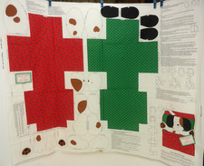 "The Christmas Puppy" VIP Cranston Print Works Company Fabric Project Panel