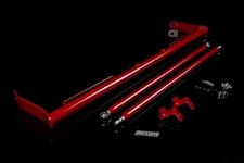 BRAUM Racing Red Gloss Seatbelt Harness Bar Kit for Chevy Camaro 10-15 New