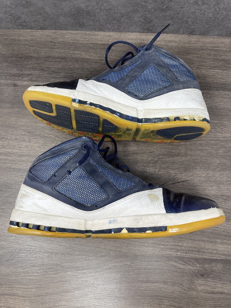 Air Jordan 16 Og Midnight Navy Size 13 Mens Blue White 2001