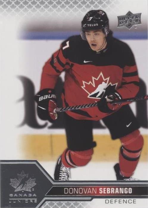 2022 Upper Deck Team Canada Juniors - Donovan Sebrango #10 - 1 of 1