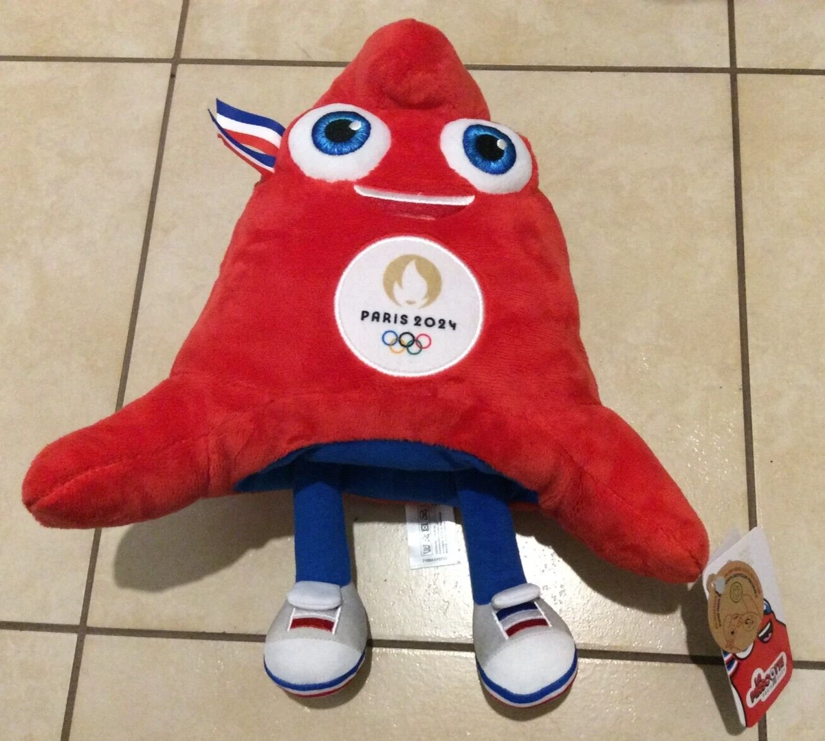 Peluche Mascotte Jeux Olympiques Paris 2024 24cm la peluche à