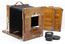 FKD fotocamera pieghevole in legno 18x24 cm grande formato con obiettivo 30 cm f4,5 #46732