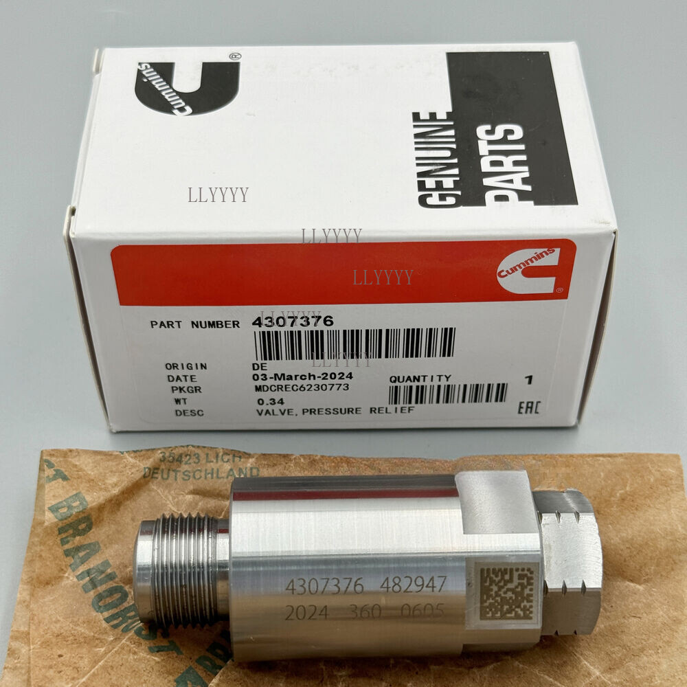 NEW Pressure Relief Valve Fit for Cummins 4307376 4383889 Free