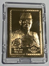 Nolan Ryan Promint 22 Karet Gold Baseball Card 1992 Made in USA COA