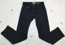 Levis Denizen 216 Skinny Fit Black Stretch Denim Adjustable Jeans Sz. 12R