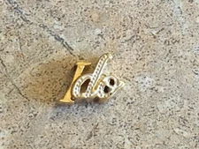 Origami Owl  ~ Gold and White I Do Charm ~ NEW