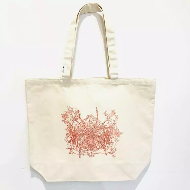hide with Spread Beaver (Tote Bag Spider X JAPAN yoshiki LEMONed Japan White ver