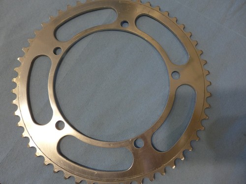 Campagnolo Nuovo Record 54 chainring nice used patent marking no pin - Picture 7 of 11