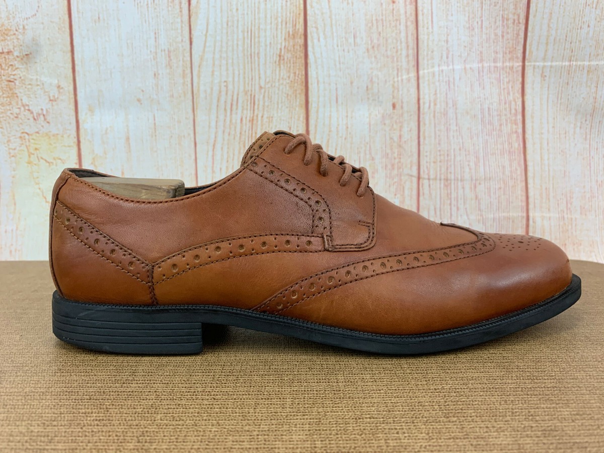 COLE HAAN Men Collen Wing Tip II British Tan Brown Oxford  display picture 2