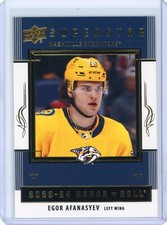 2023-24 Upper Deck Egor Afanasyev Rookie Superstar - Nashville Predators