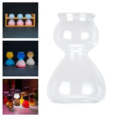 Doppelte Blase geschichtete Schüsse Brille niedliche Split Shots Glas für Bar Clubs Geschenke