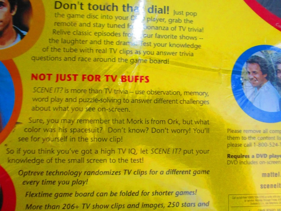 SCENE IT TV Trivia DVD Game of the Year 2005 NEW SEALED. Family Fun - Image 2 of 2