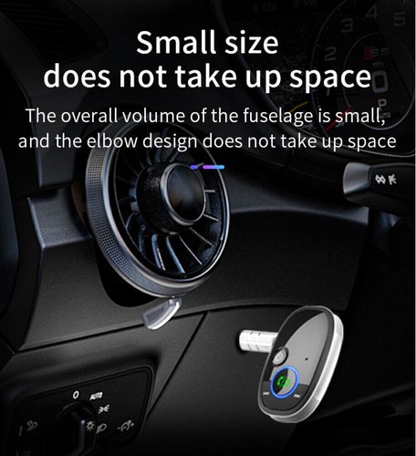 Audio Bluetooth Adapter Car Receiver AUX Cable Car 3.5mm Jack Receiver Music - Afbeelding 7 van 12