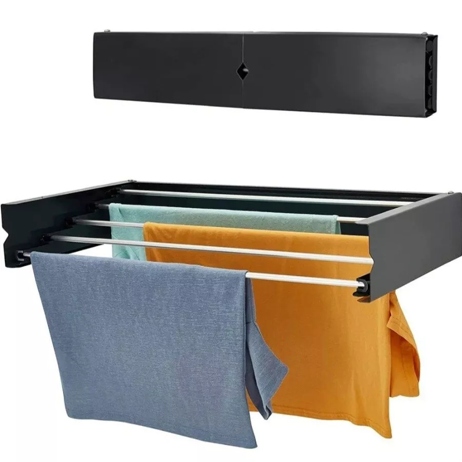homeart Wall Mounted Clothes Drying Rack 75 cm Retractable Laundry