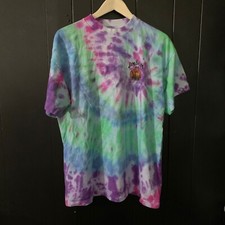 Vintage 90  s Tie Dye Jim Bean Whiskey Shirt Size Large