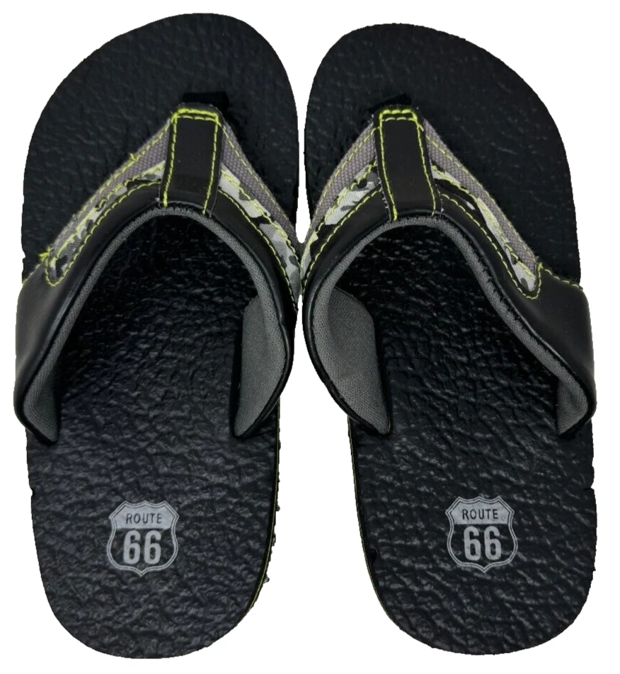 Sandalias sin cordones Route 66 para jóvenes y niños Bob negras/grises talla: 11/12 140D Foto 3 de 4